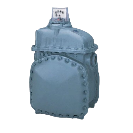 Industrial AL1400 gas meter with bolted access panels.