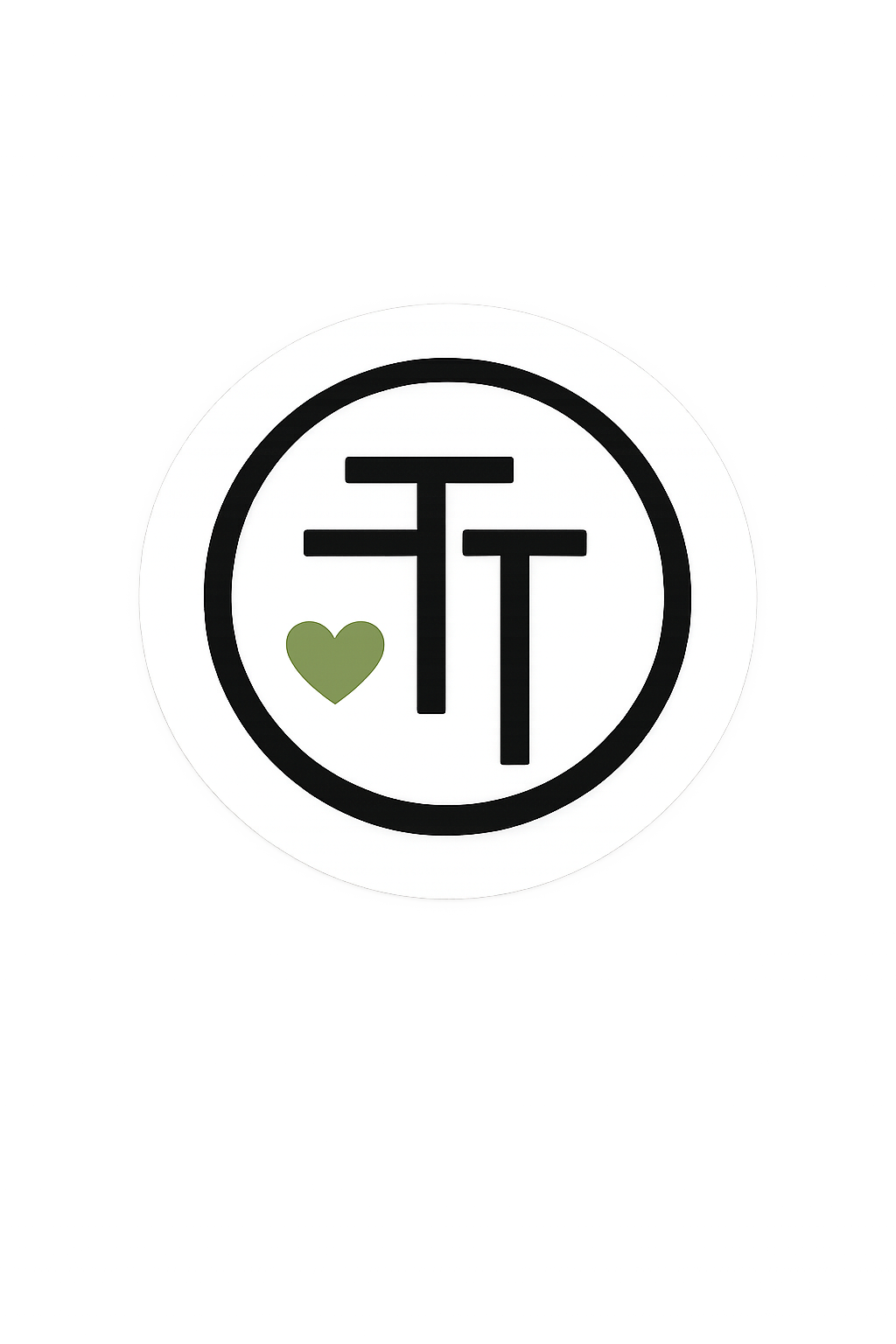 The Tithing Thrifters circular monogram logo
