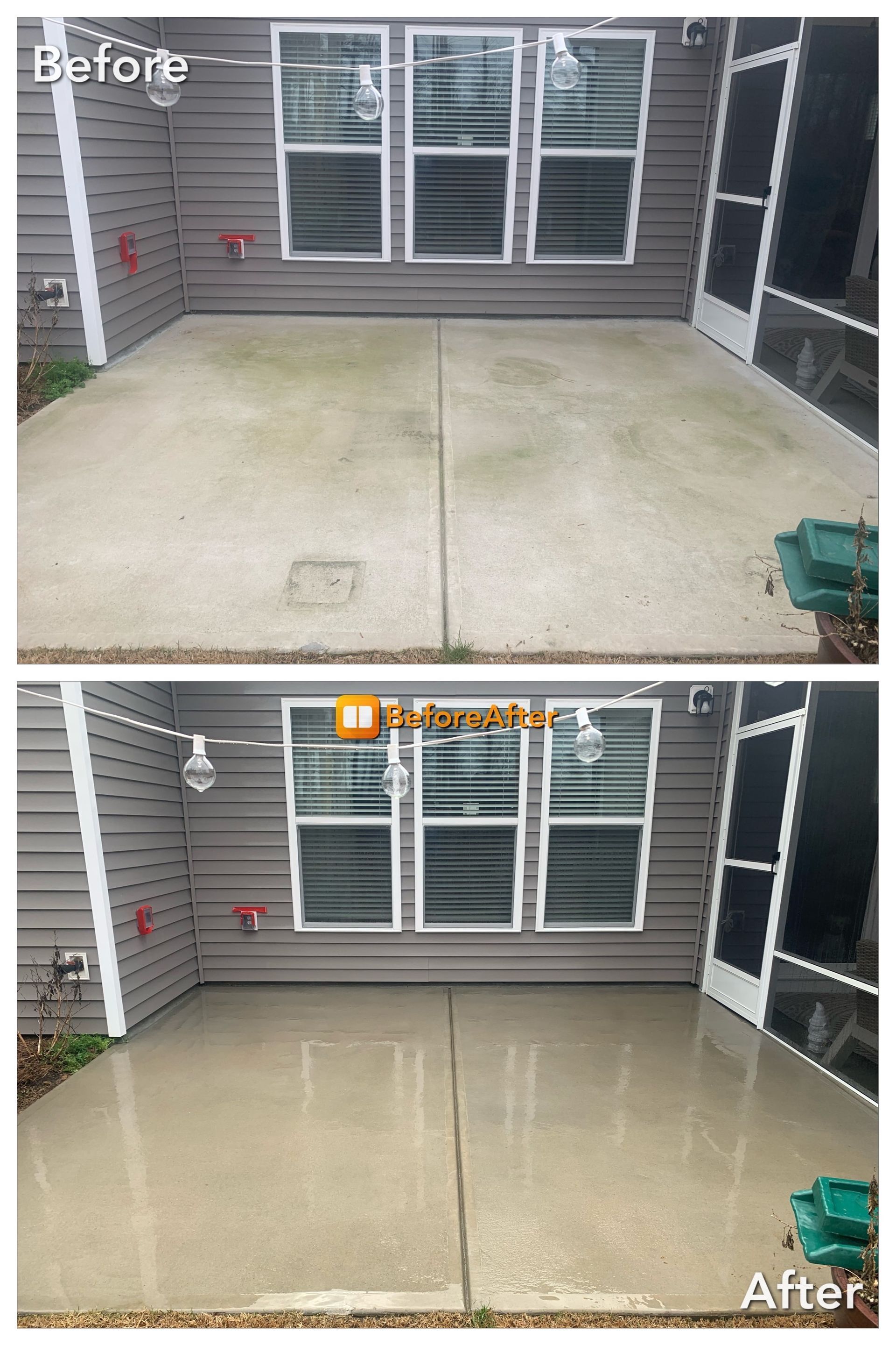concrete cleaning