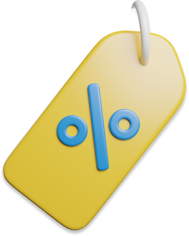 Percent Sign Price Tag | Plano Lube & Auto Repair