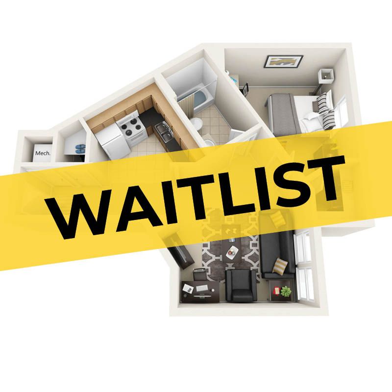 1 bedroom 1 bathroom apartment floor plan