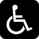 Handicap accessible sign