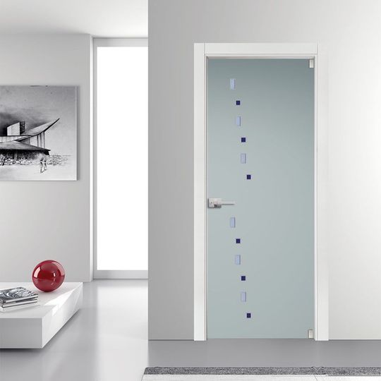 Vetro d'arredo decorato