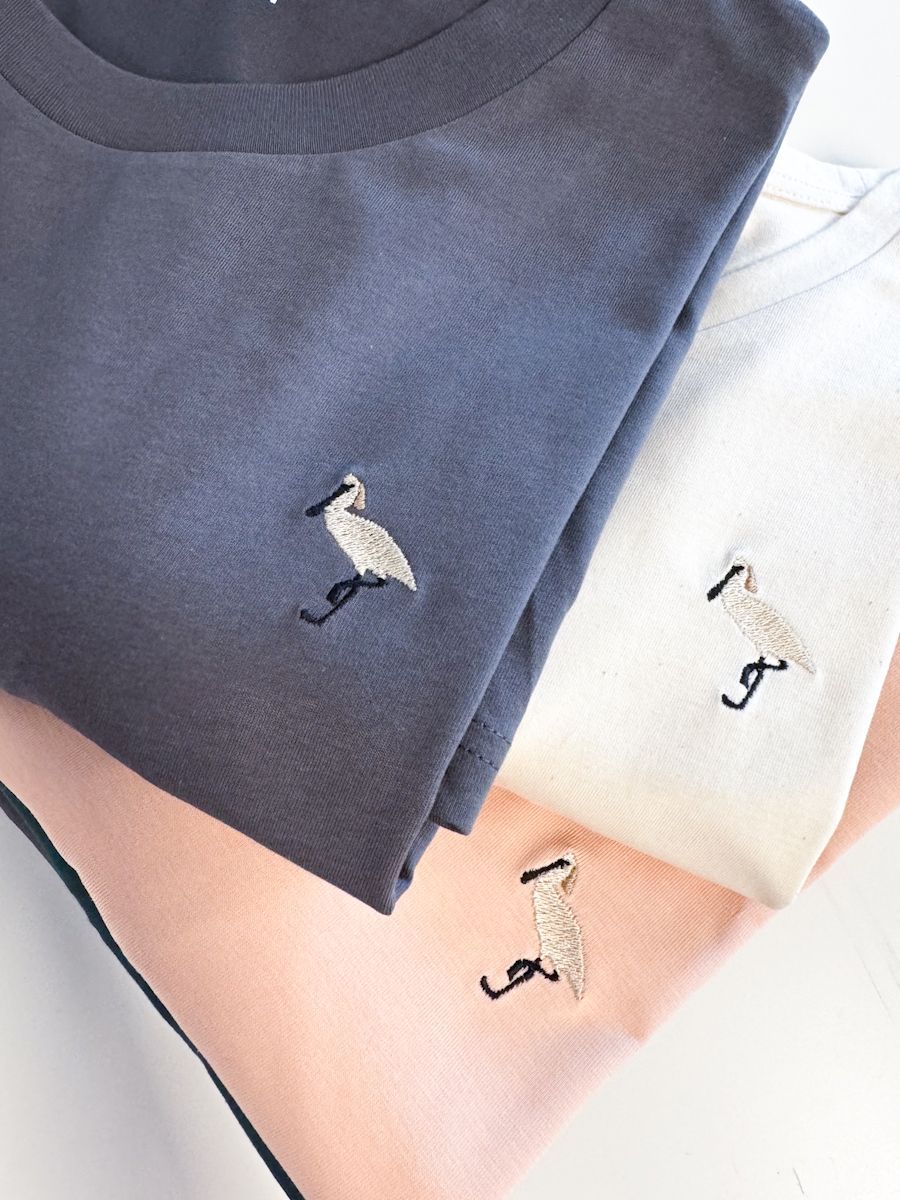 T-shirt met lepelaar