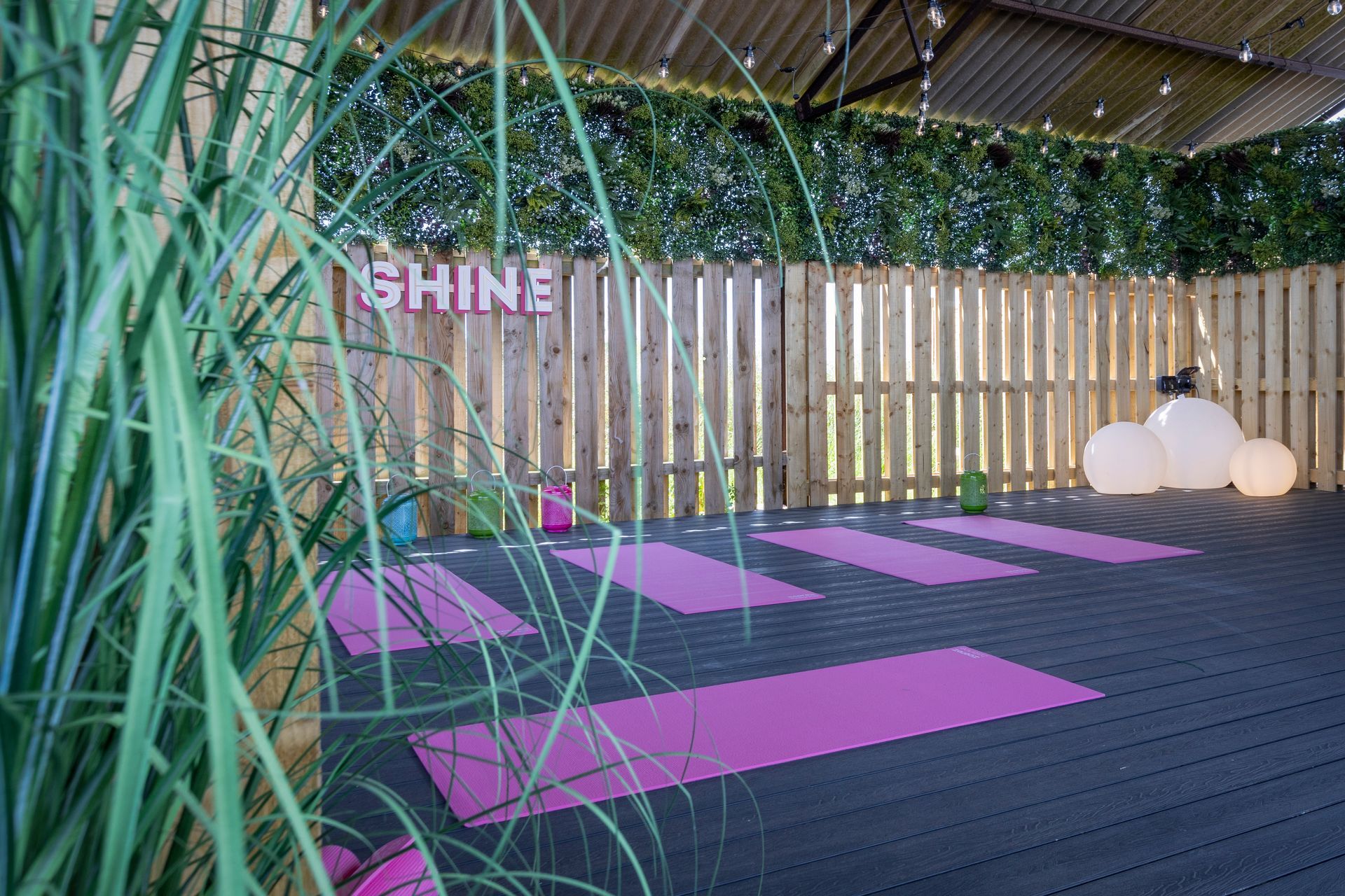 Outdoor yoga/activity platform