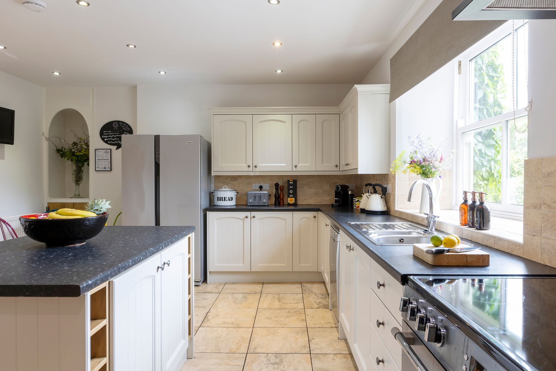 kitchen with centre island