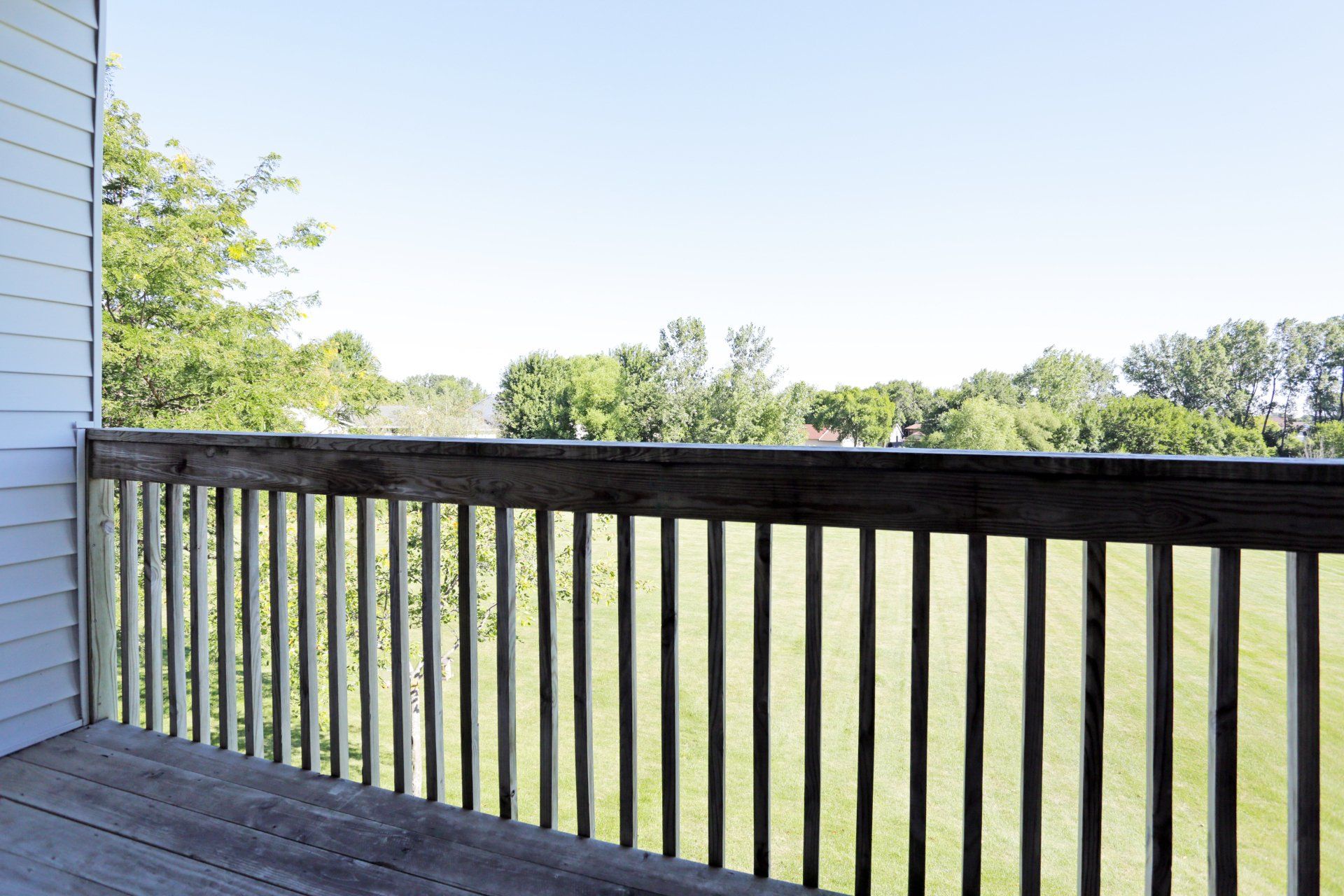View of natural area from the balcony