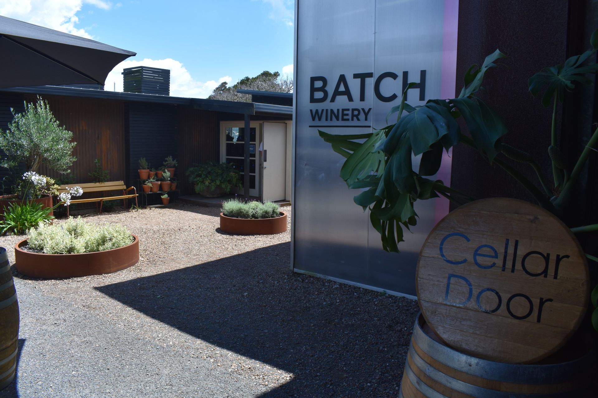 The cellar door at Batch Winery