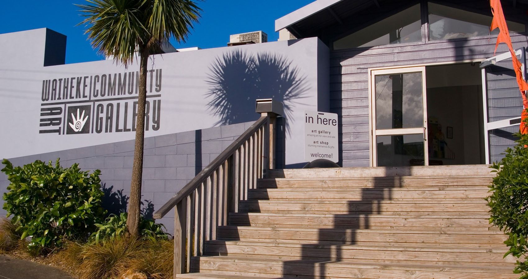 Oneroa on Waiheke Island, home of the Waiheke Art Gallery