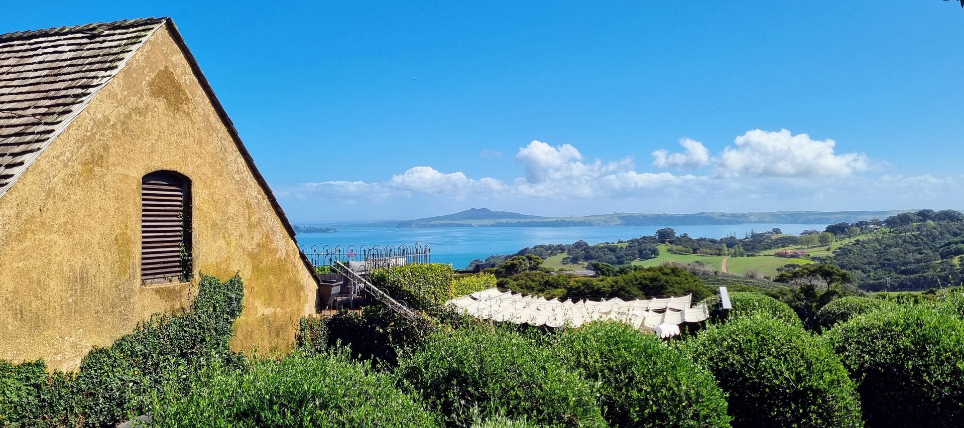 Mudbrick Winery and gardens on Waiheke Island