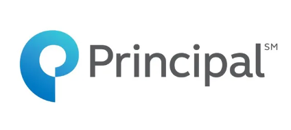 Principal logo with blue icon and gray text