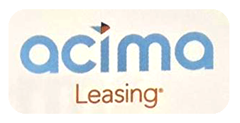 Logo of Acima Leasing: Light blue