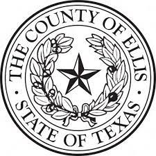 The seal of the county of Ellis state of Texas