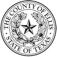 The seal of the county of Ellis state of Texas