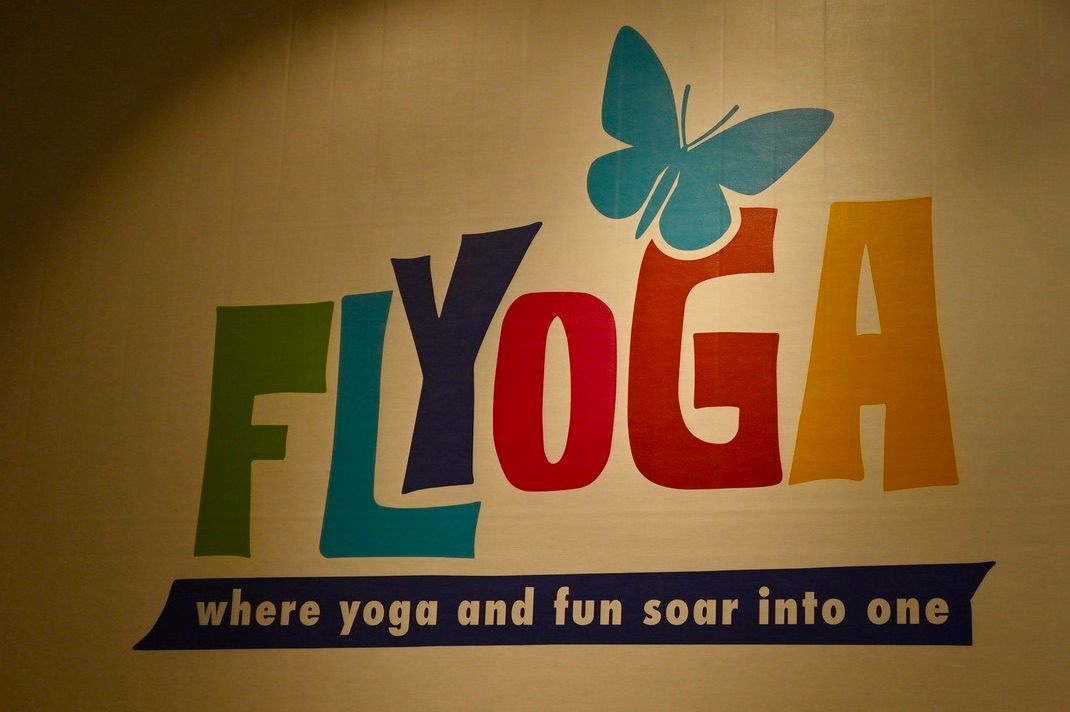 Kids FLYoga class at the Penn Valley studio