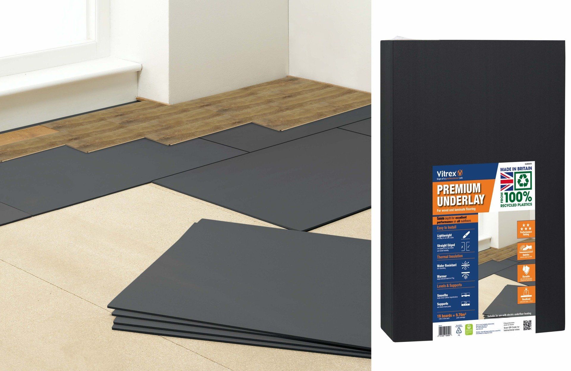 Vitrex Premium Underlay from QEP 