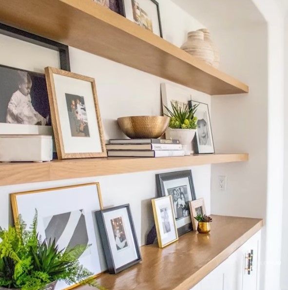 Custom book shelves