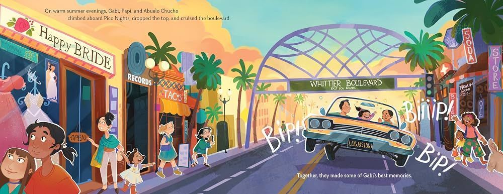 page from the book Lowrider for Sale by Laura De La Cruz