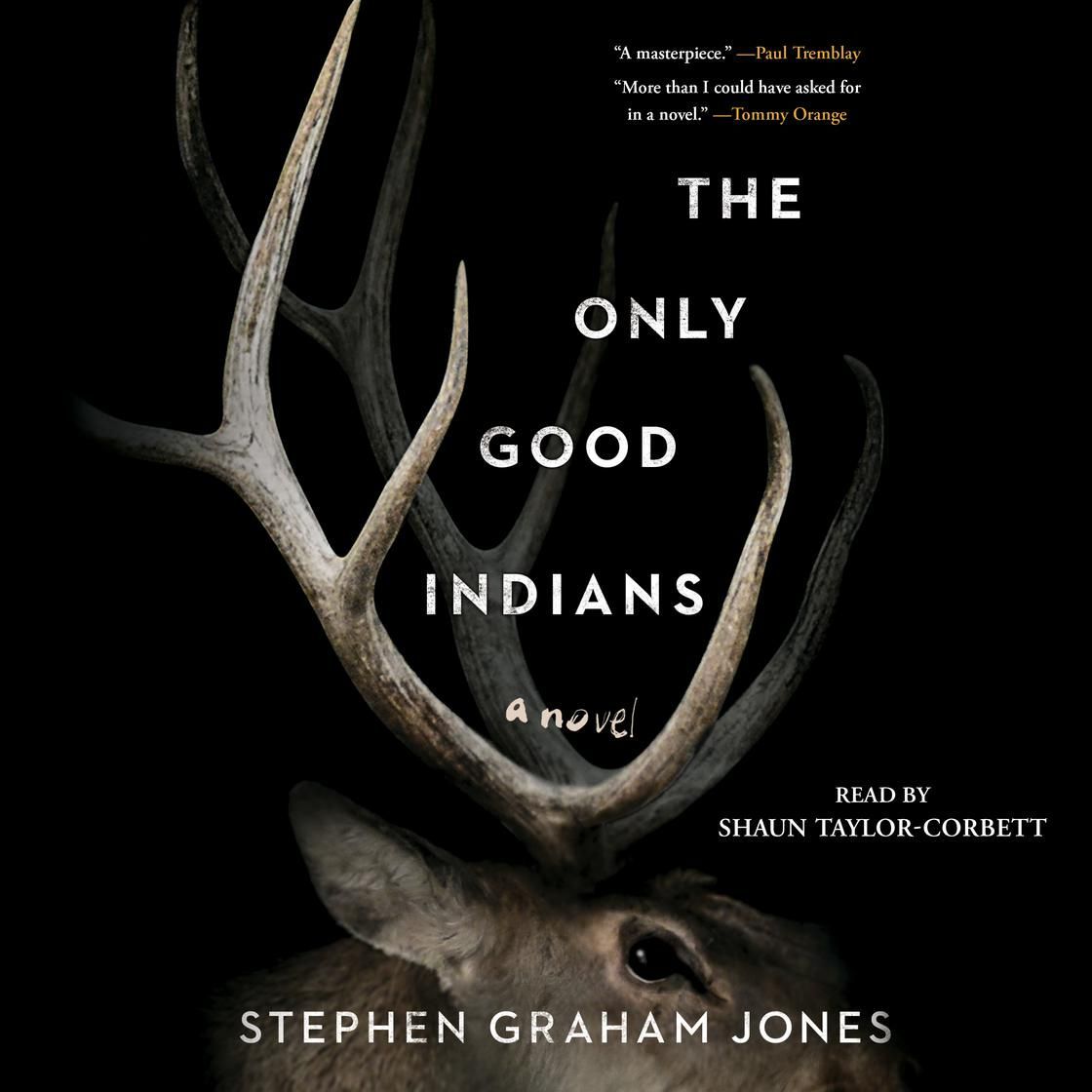 Cover art: Elk with antlers against a dark background, title