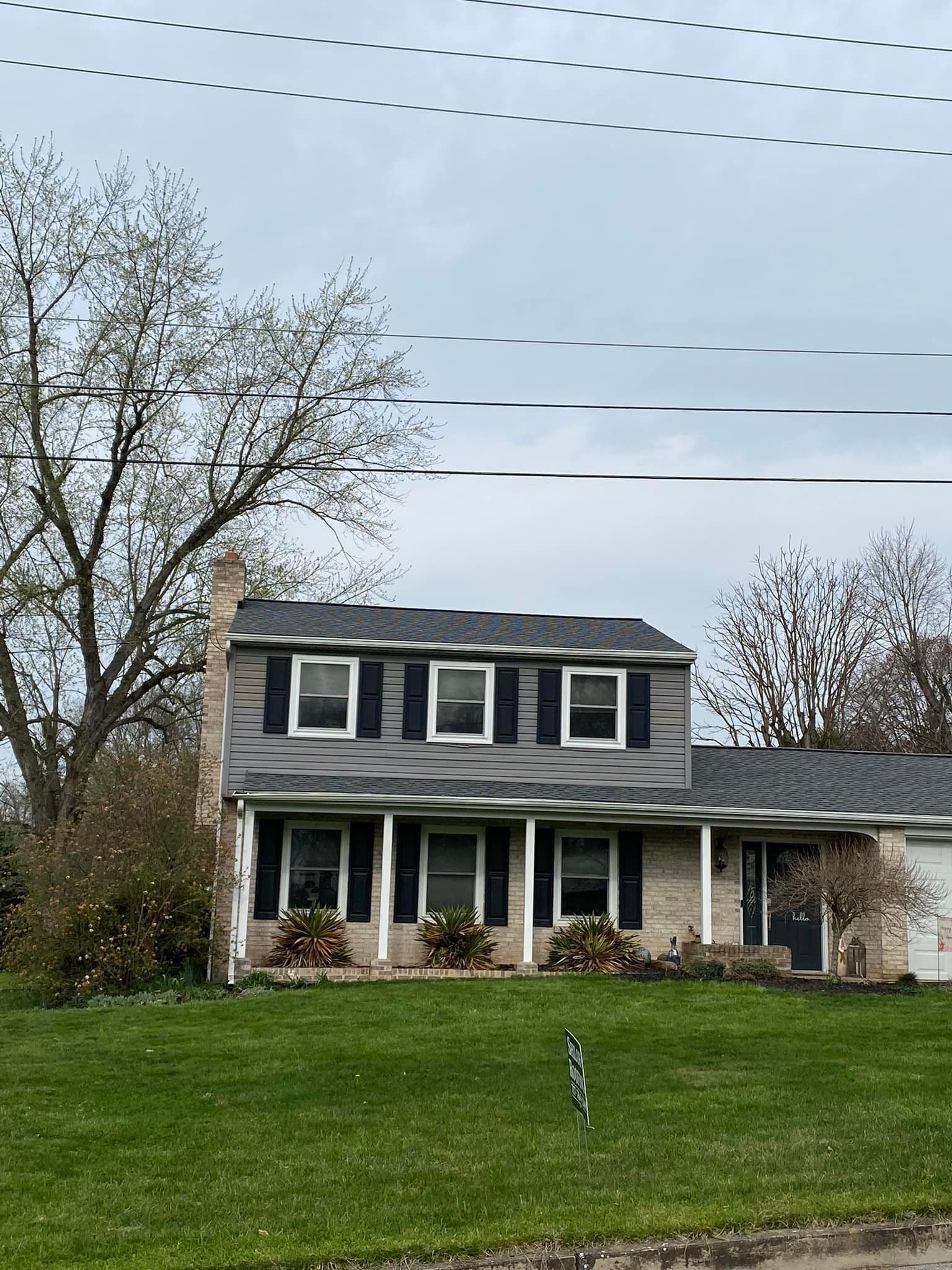Grey House For Siding Replacement — York, PA — Shiloh Roofing
