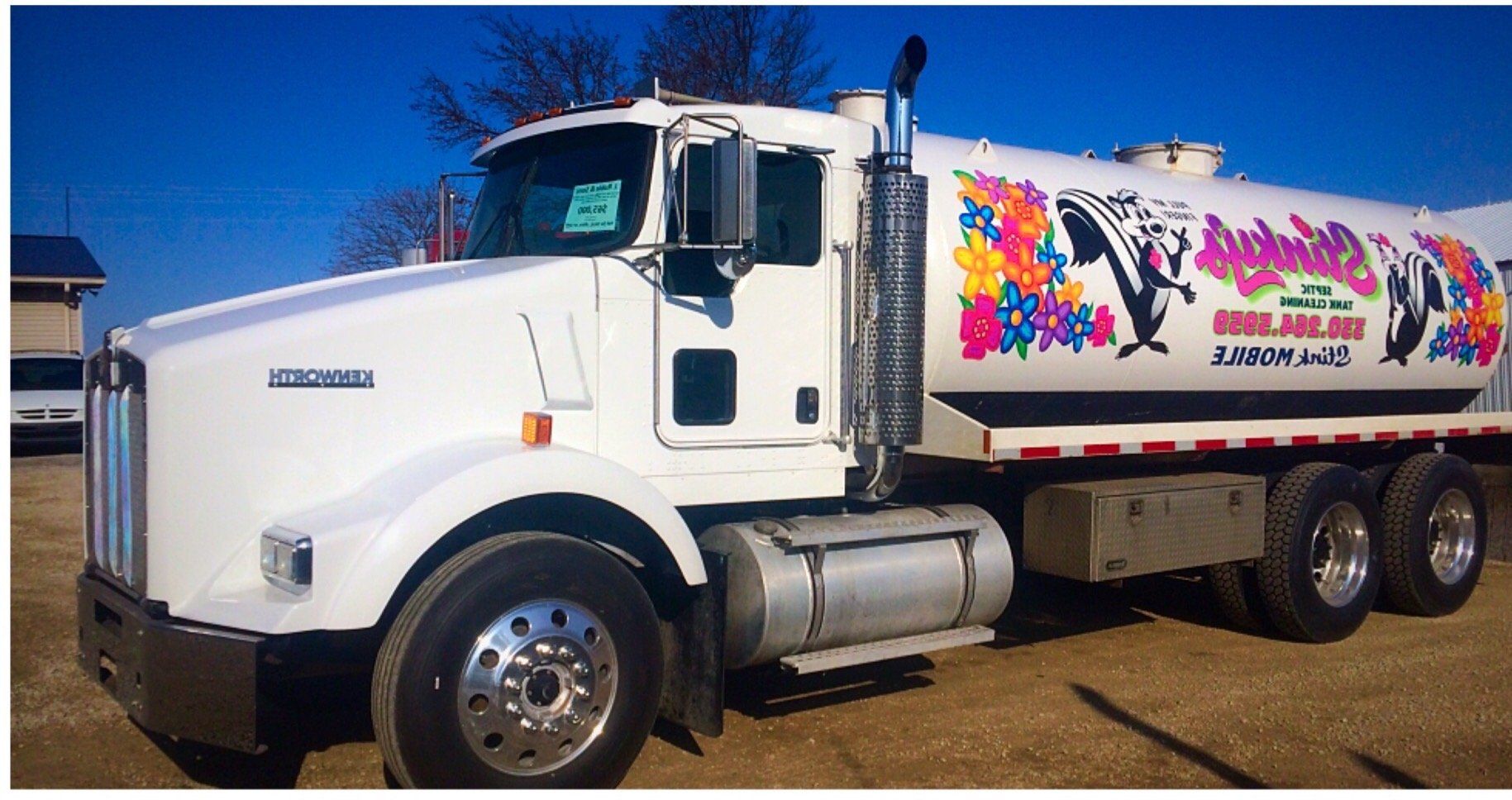 Semi Tank Truck — Wooster, OH — Stinky's Septic Tank Cleaning Semi Tank Truck — Wooster, OH — Stinky's Septic Tank Cleaning
