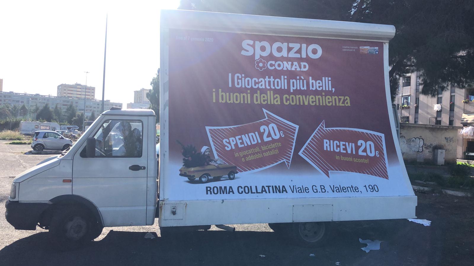 camion vela per promozioni aziendali