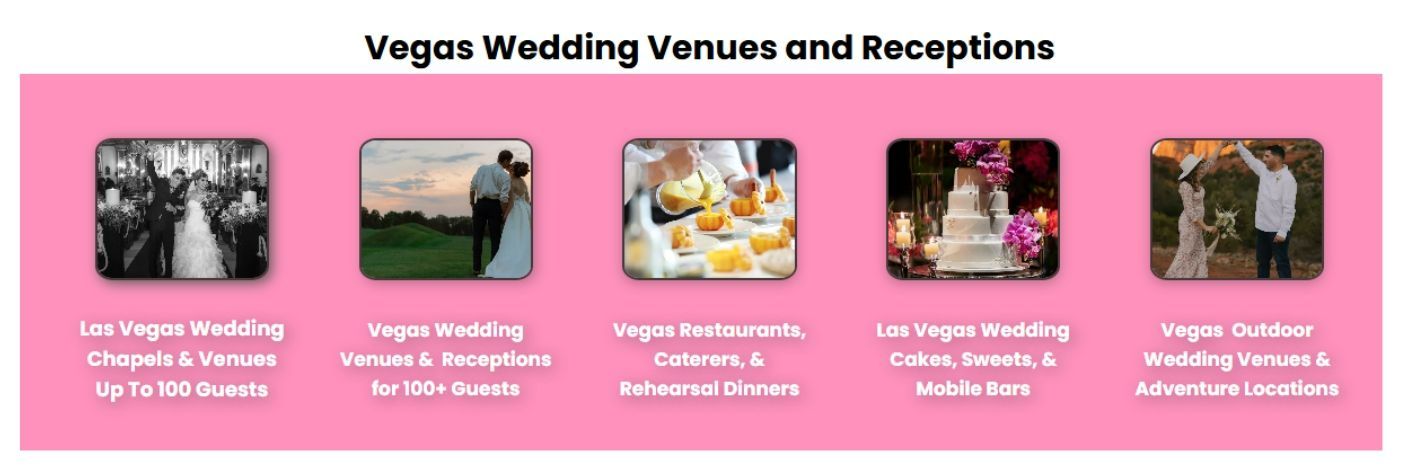 Reasons to marry in Las Vegas - wedding professionals