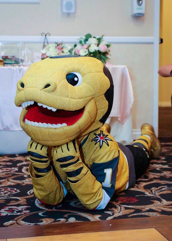 VGK Cheerleader wedding 2