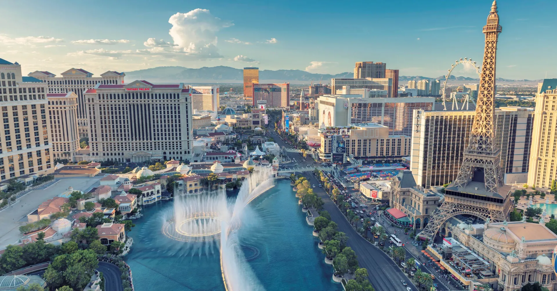 A Skyline view of Las Vegas, and its Eco-Friendly Hotels