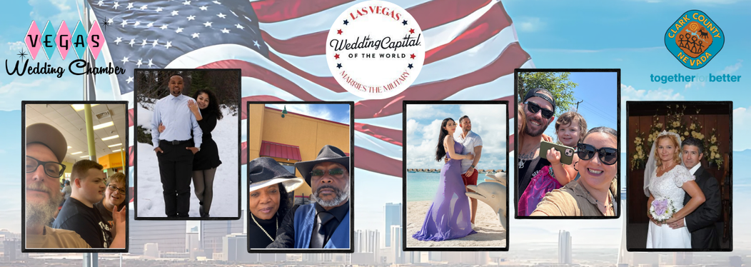 Vegas marries the millitary 2024