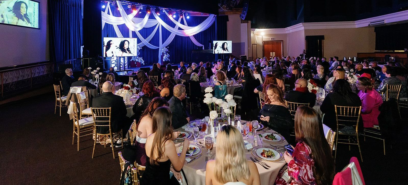 Attendees connecting at the Vegas Wedding Awards