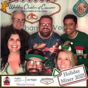 Vegas Wedding Chamber AMA Holiday Mixer 2021 15