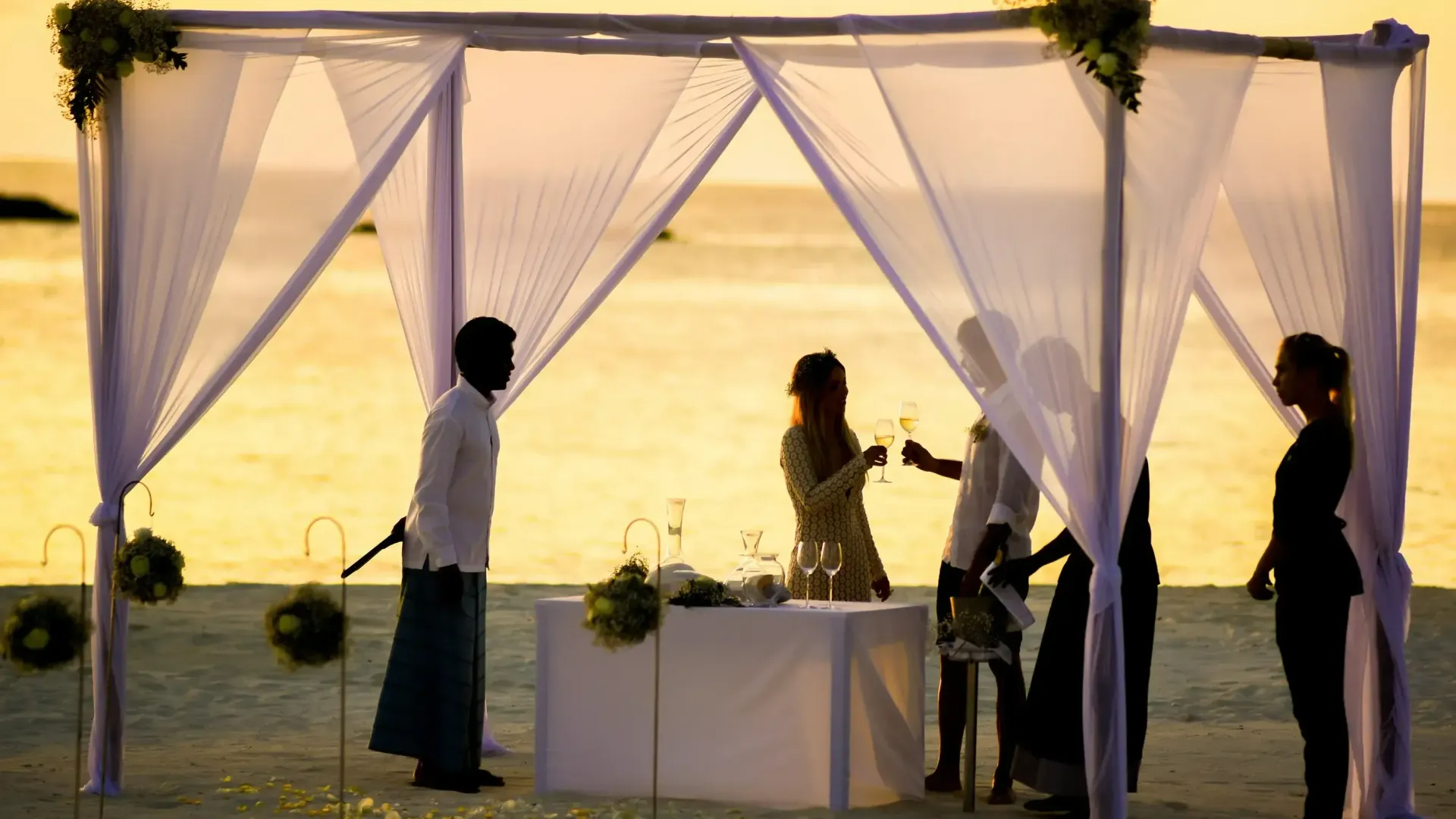 A Wedding at the Dry Lake Bed outside Las Vegas, Nevada