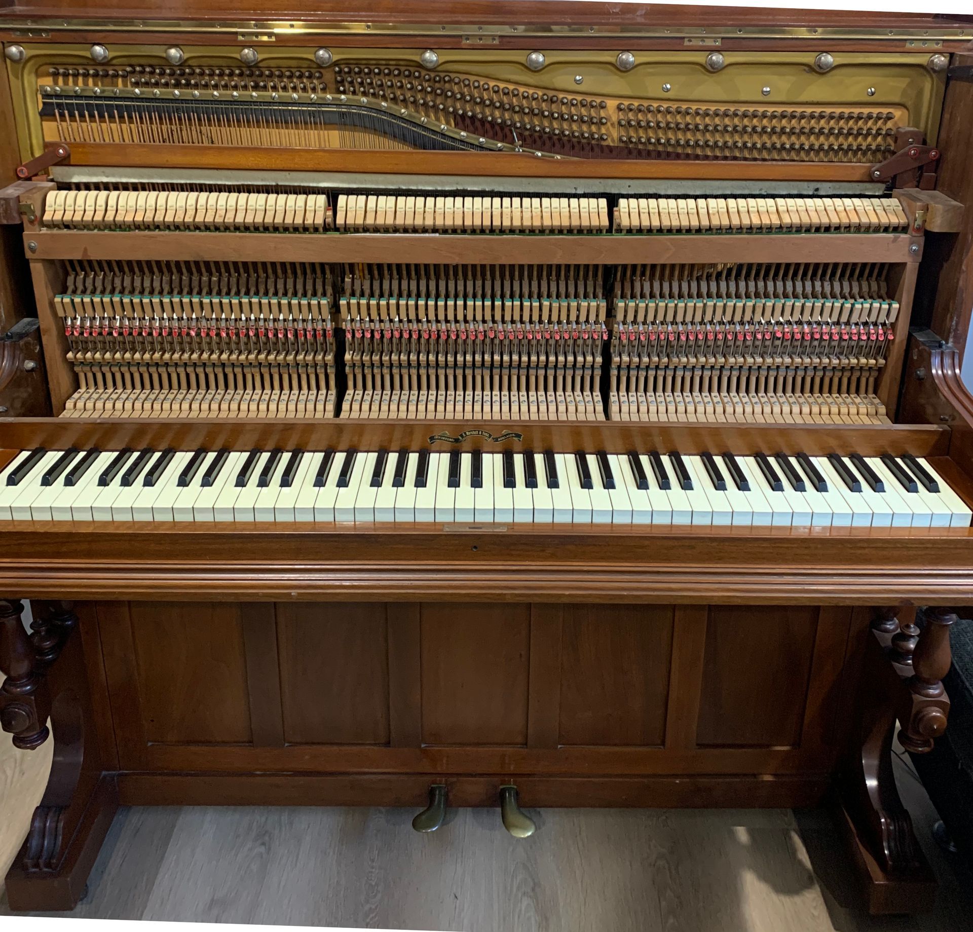 1900 Brinsmead Piano Action 4