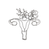 A white background with a few lines on it