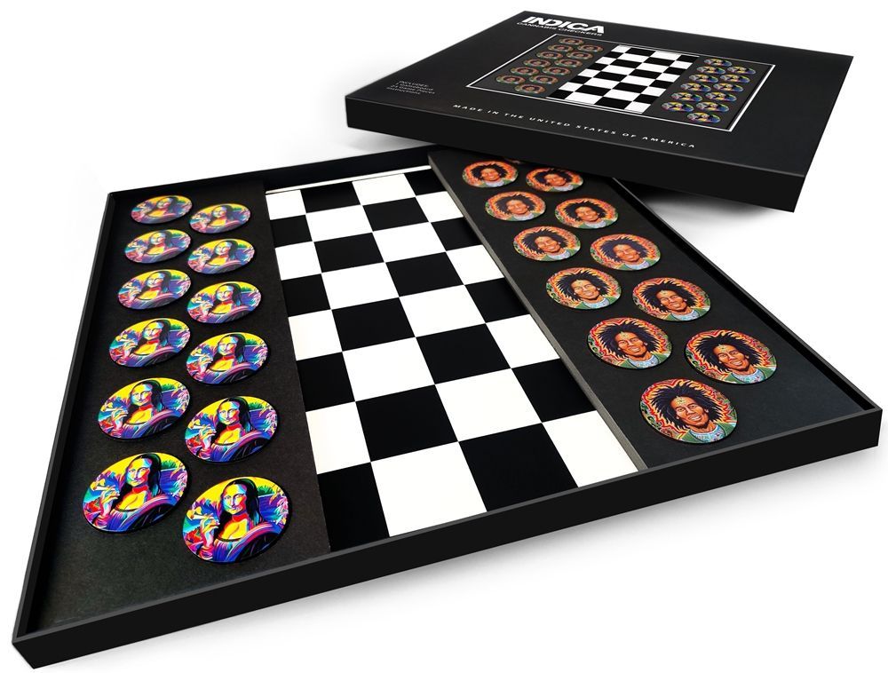 Indica Cannabis Checkerboard Set