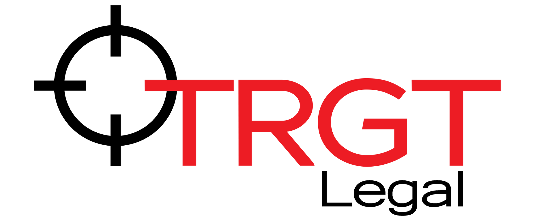 Logo for TRGT Legal: A red and white target icon next to