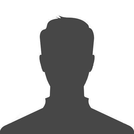 Generic gray silhouette avatar on a white background