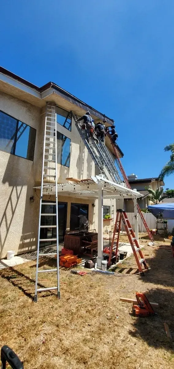 Professional Workers Doing Structural Repairs