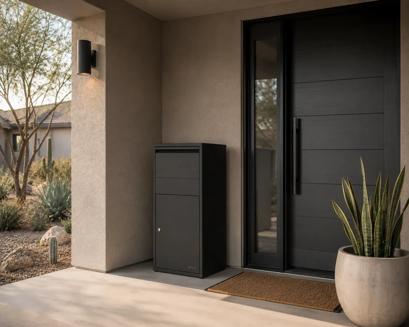 Dual Mail & Package Mailbox Options