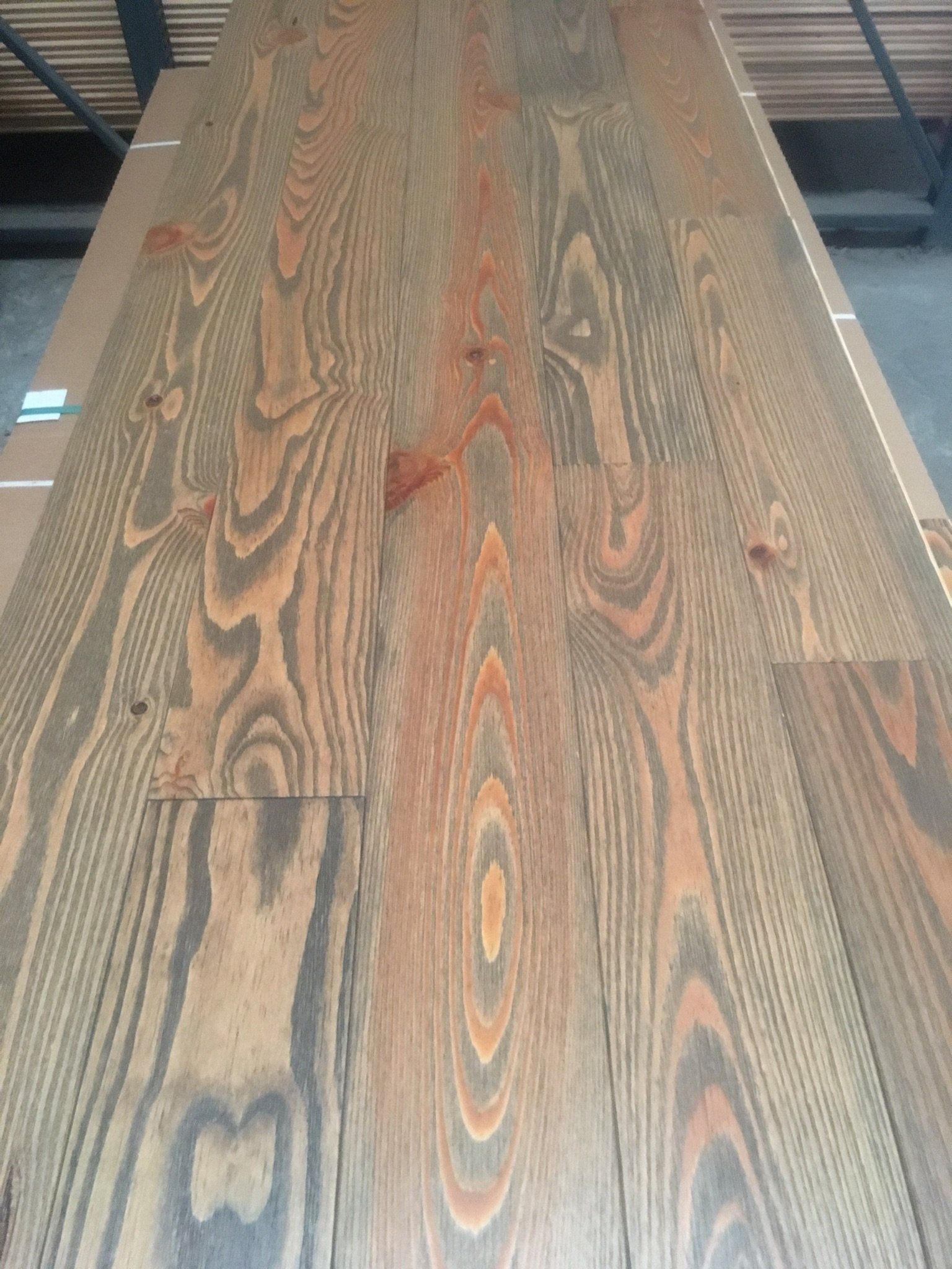 A long piece of wood with a pattern on it