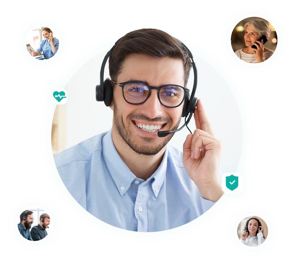 a LifeGuard call centre agent