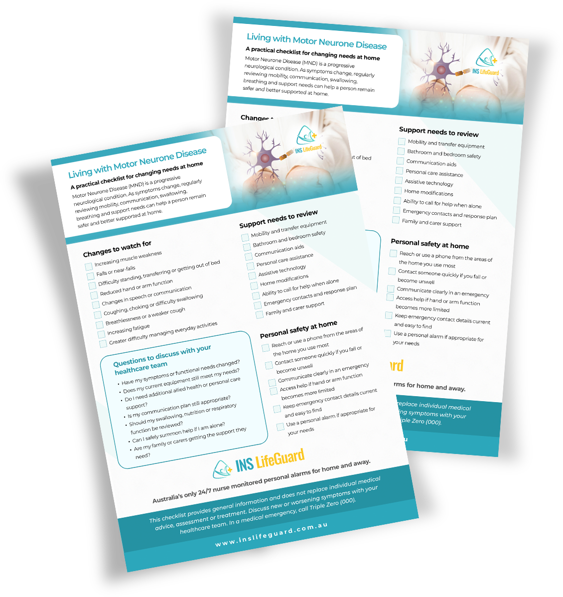 Living with Motor Neurone Disease: Clinical Signs & Home Safety Checklist