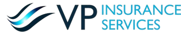 VP Insurance Services logo with wave design.