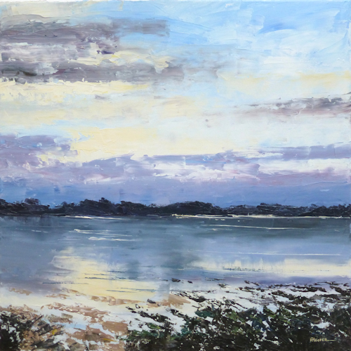 Receding Squall oil painting
