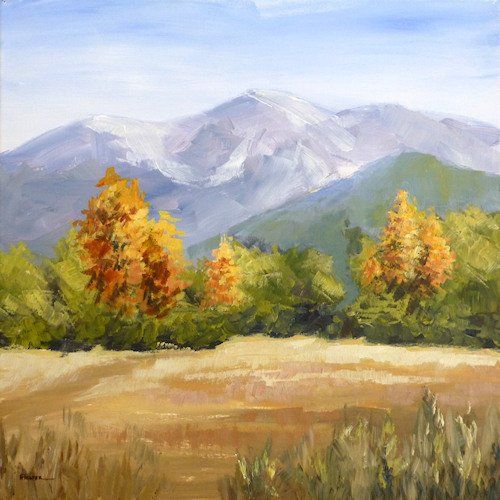 Sheltered Valley oil painting
