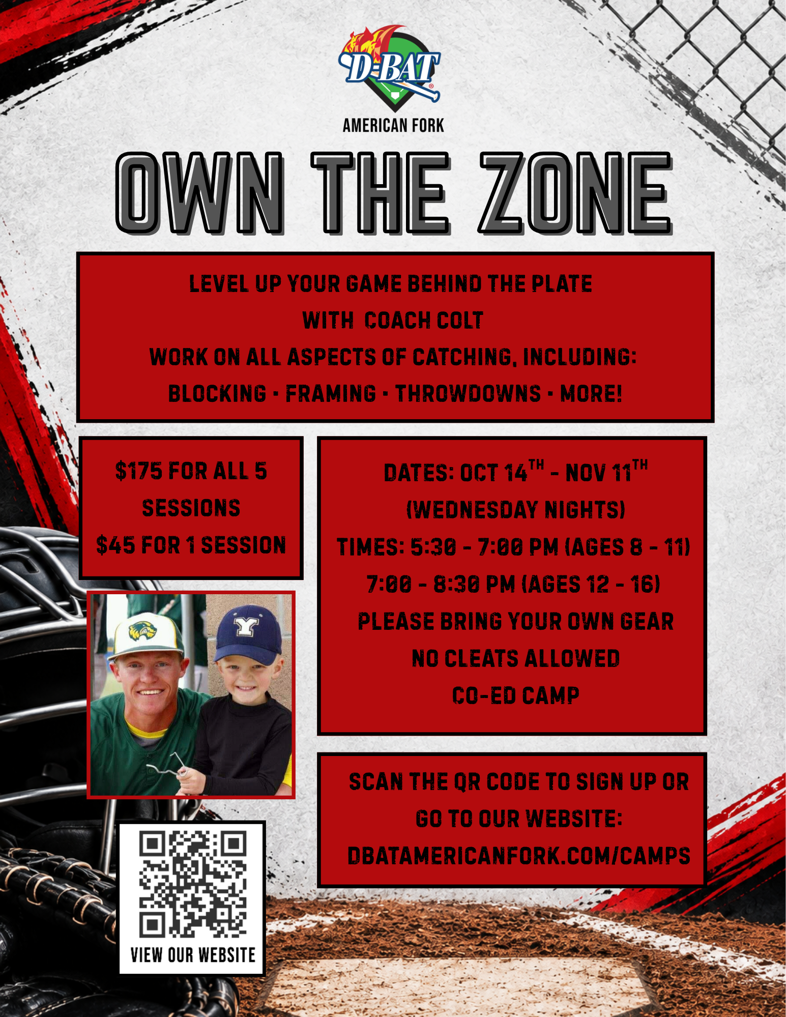 Camp or clinic flyer