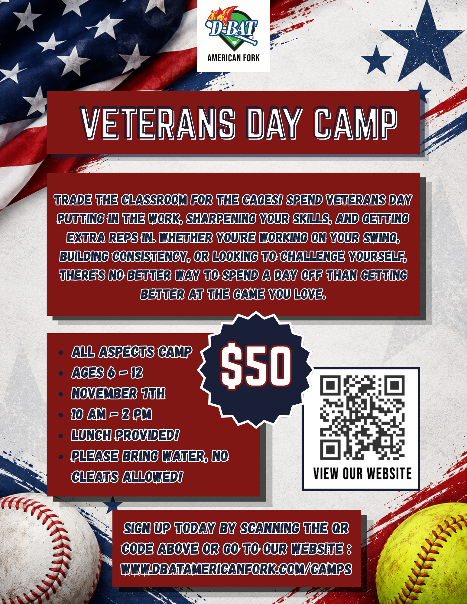 Camp or clinic flyer