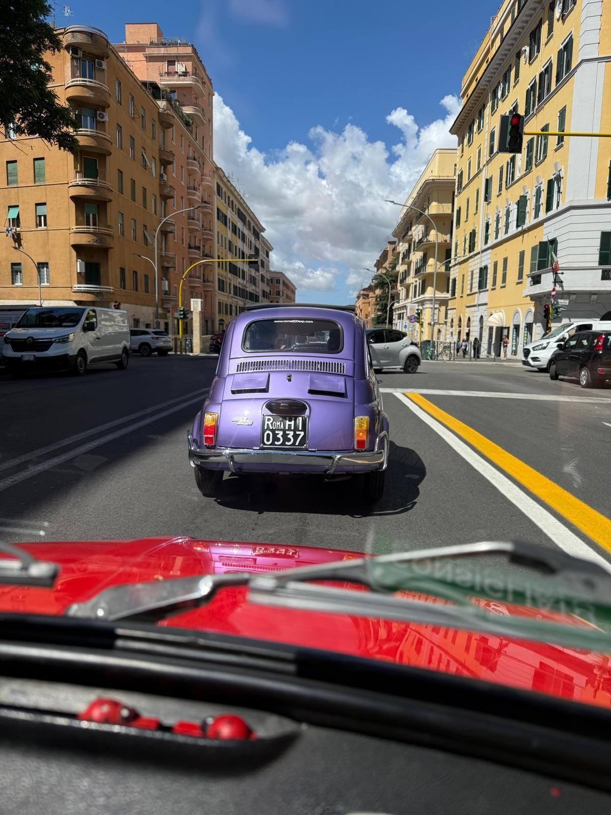 Fiat 500 Tour in Rome