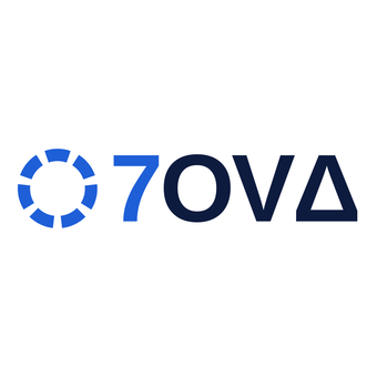 Blue 70VA logo with a segmented circular icon and stylized text on a white background